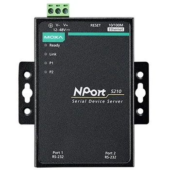 NPort 5210 2-портовый асинхронный сервер RS-232 в Ethernet MOXA
